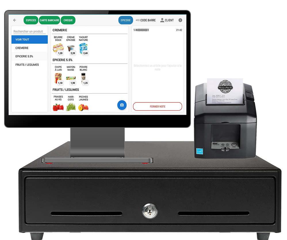 Pack caisse tactile Android Pack caisse tactile Android