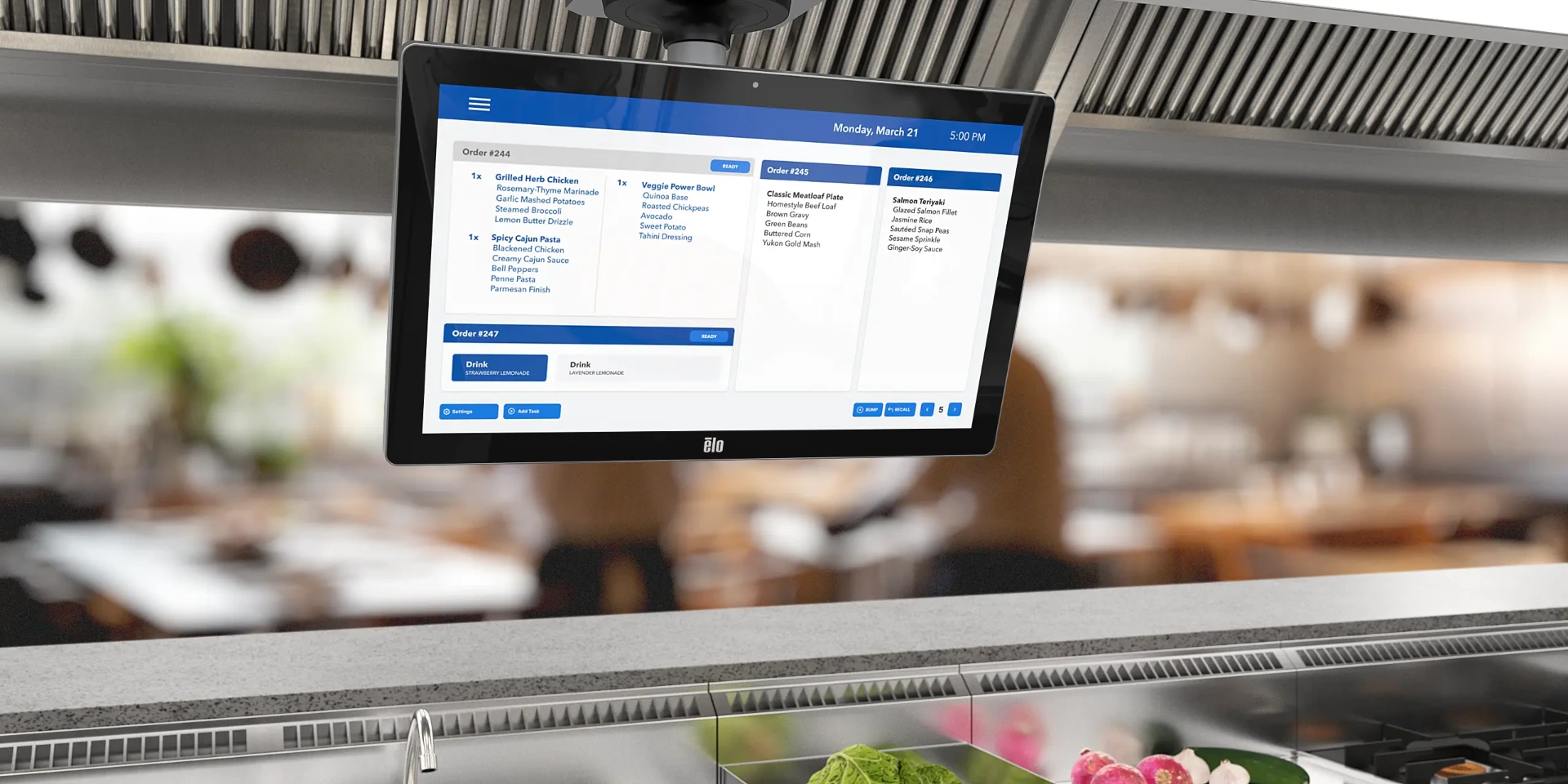 Ecran cuisine tactile - KDS Ecran cuisine tactile - KDS